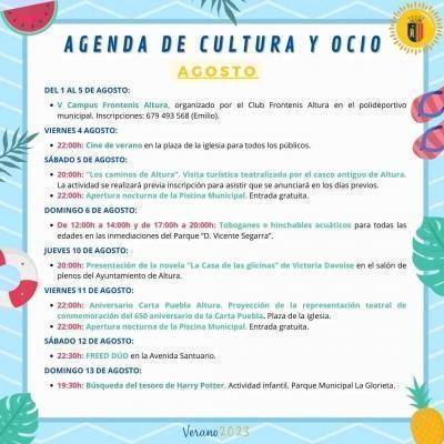 Fiestas de Altura en Agosto 