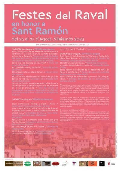 Fiestas del Raval en Honor a Sant Ramón en Vilafamés 