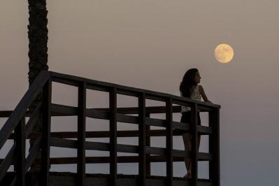 Adorando a la diosa Luna