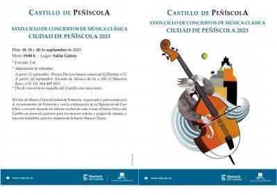 Cicle de concerts de música clàssica Ciutat de Peníscola 2023