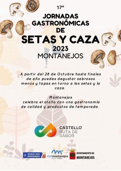 Jornadas gastronómicas de setas y caza de Montanejos