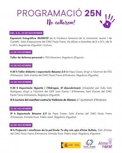 Programación 25N - Almenara