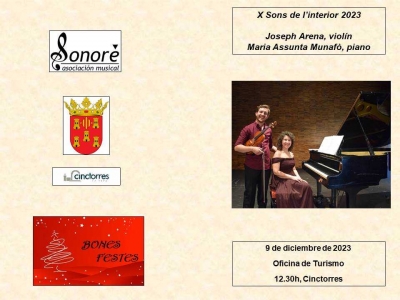 "X Sons de l'interior". Actuación musical en Cinctorres