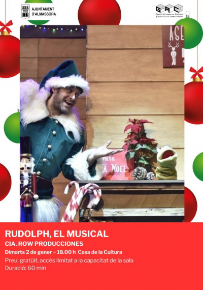 Rudolph, el musical, llega a Almazora