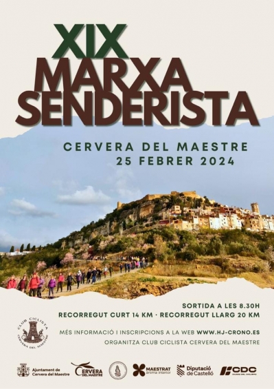 XIX Marcha senderista Cervera del Maestre