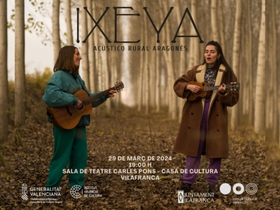 Concierto acústico rural aragonés "Ixeya" en Vilafranca