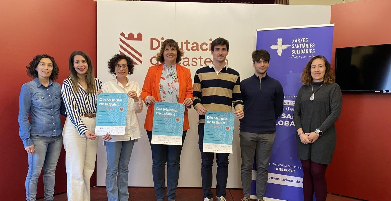 La Diputación respalda la celebración del Día Mundial de la Salud promovida por la Red Sanitaria Solidaria de Castellón