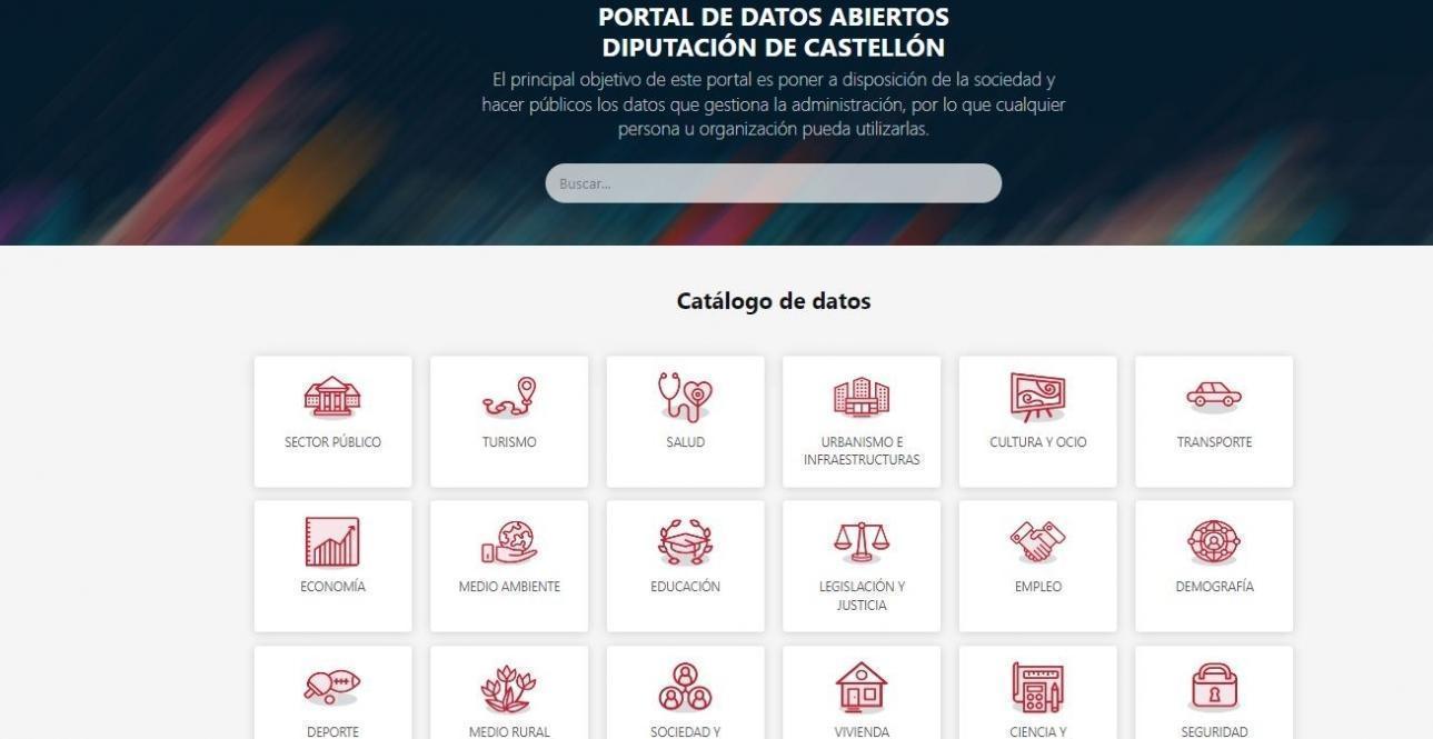 La Diputación de Castellón dispone de una plataforma de datos abiertos para la consulta ciudadana de estadísticas a nivel provincial