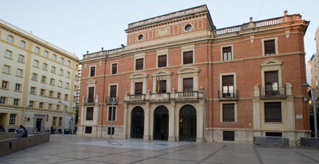 La Diputació de Castelló denuncia a la Policia Nacional els incidents a l'interior del Palau Provincial en la concentració convocada per CSIF, USO i UGT