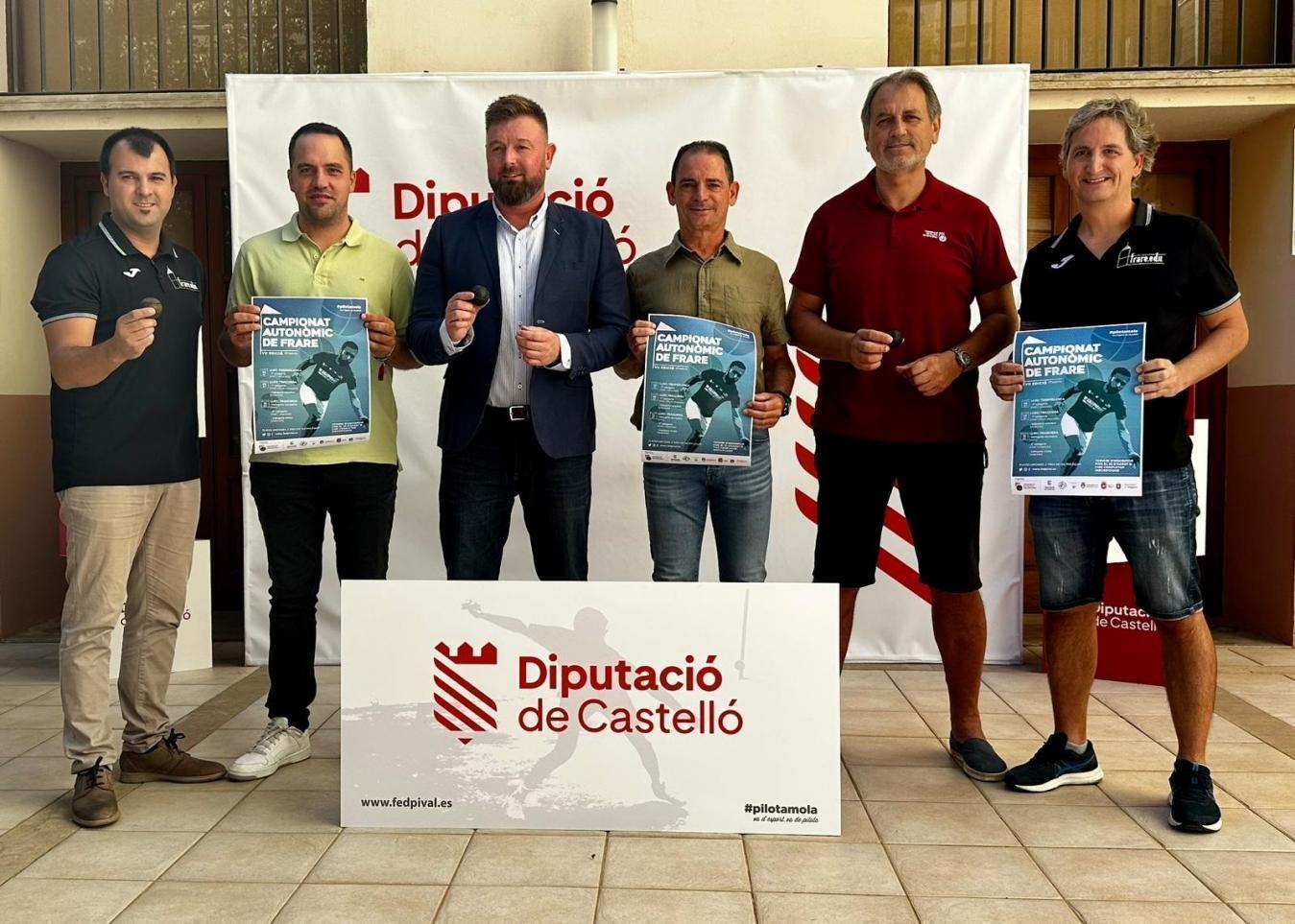 La Diputació de Castelló acull la presentació del VII Campionat Autonòmic de Frare