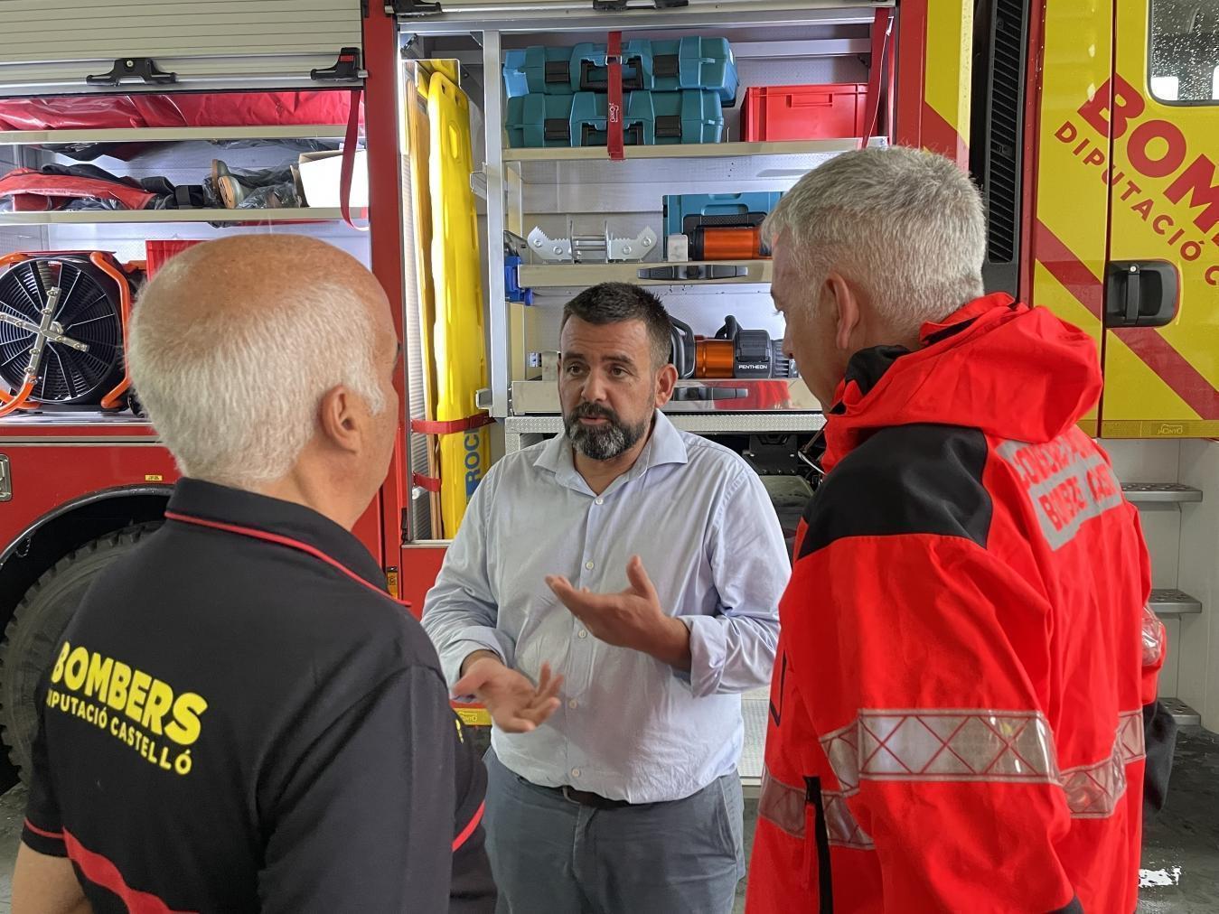 La Diputación de Castellón trabaja en la renovación y ampliación de la flota de vehículos del Consorcio Provincial de Bomberos