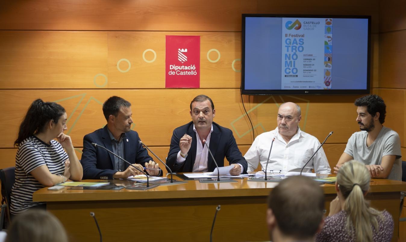 La Diputació de Castelló reuneix a Vinaròs la millor gastronomia de la província en el II Festival Gastronòmic Castelló Ruta de Sabor