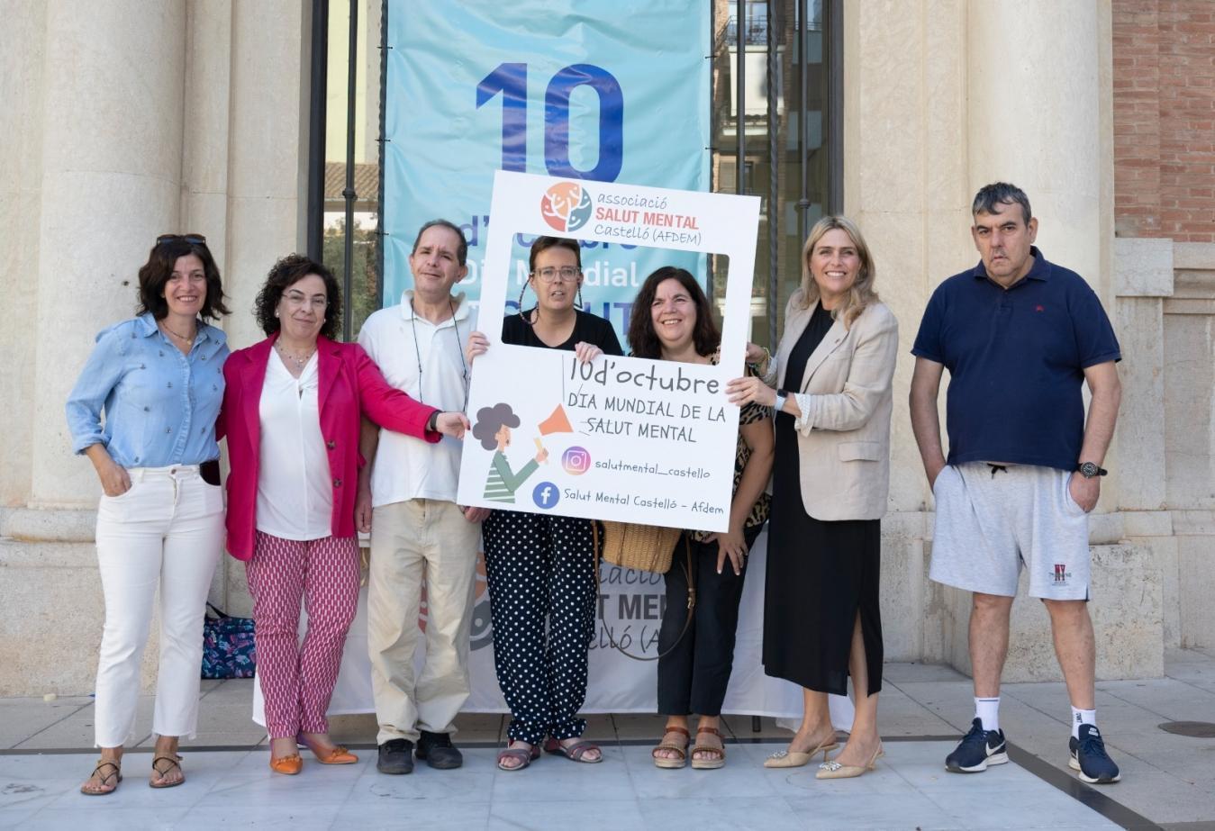 La Diputació de Castelló mostra el seu recolzament a Afdem en el Dia Mundial de la Salut Mental