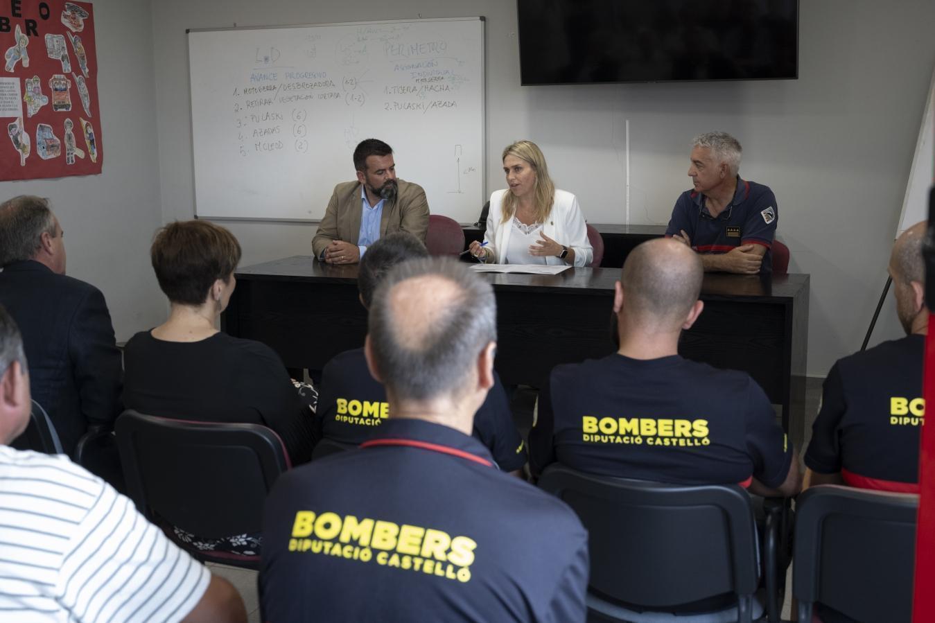 La Diputació de Castelló reforça el Consorci Provincial de Bombers amb 1,2 milions d'euros per a millorar la seguretat en les seues intervencions