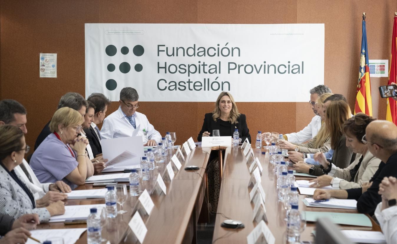 Marta Barrachina refuerza el compromiso con la Fundación Hospital Provincial e impulsa una nueva línea económica para la creación de un Instituto de Investigación Sanitaria en Castellón
