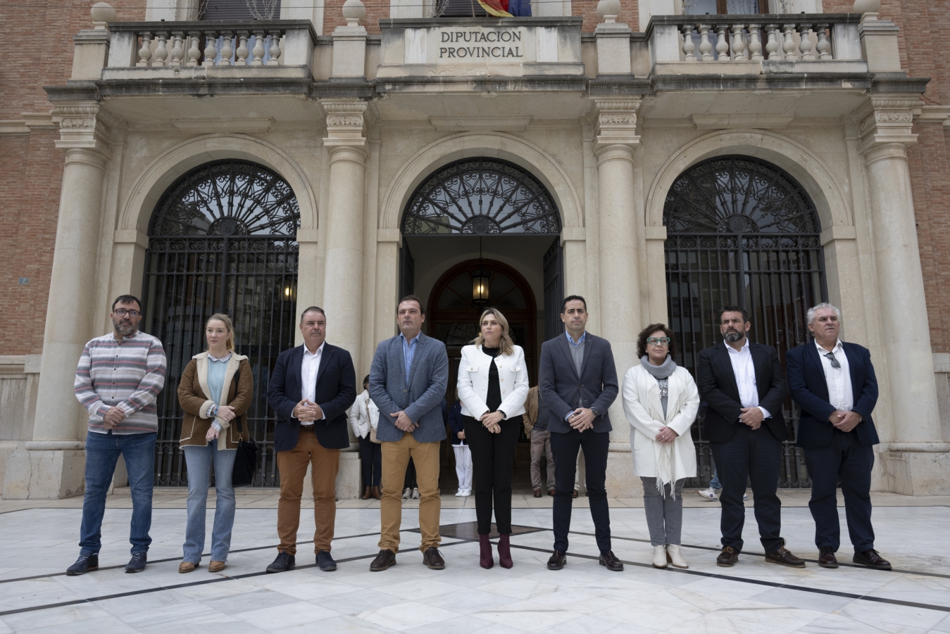 La Diputación de Castellón muestra su condena al crimen de violencia machista de Sagunto