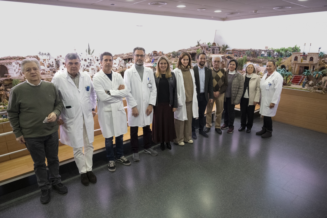 Marta Barrachina visita el tradicional Betlem de l’Hospital Provincial