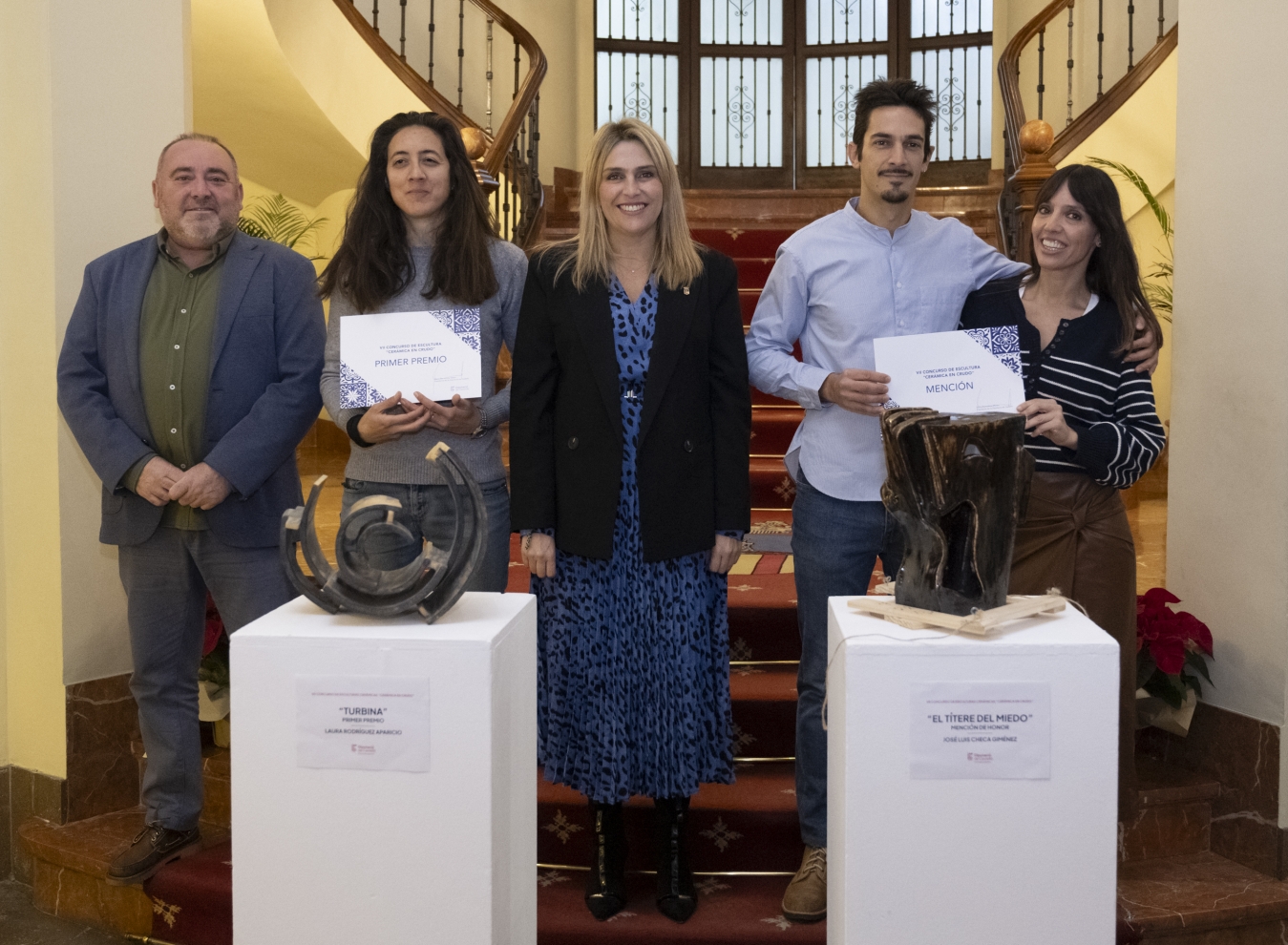 L'escultura ‘Turbina’ venç el VII Concurs Ceràmica en Cru de la Diputació de Castelló