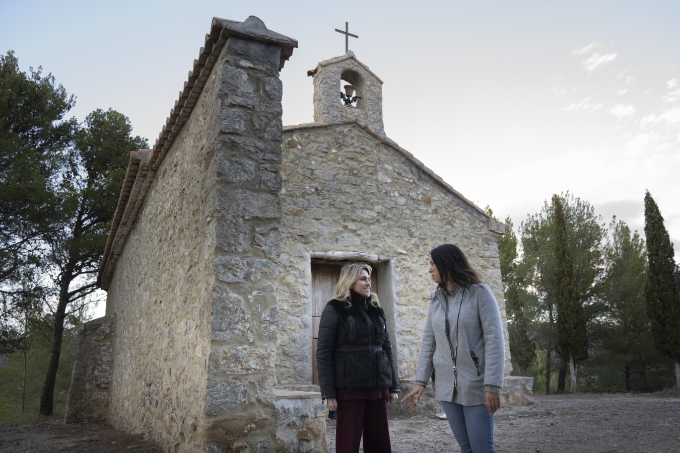 Marta Barrachina apuesta por la recuperación y divulgación del patrimonio de la provincia con actuaciones como la rehabilitación de la ermita de San Roque de Benafer
