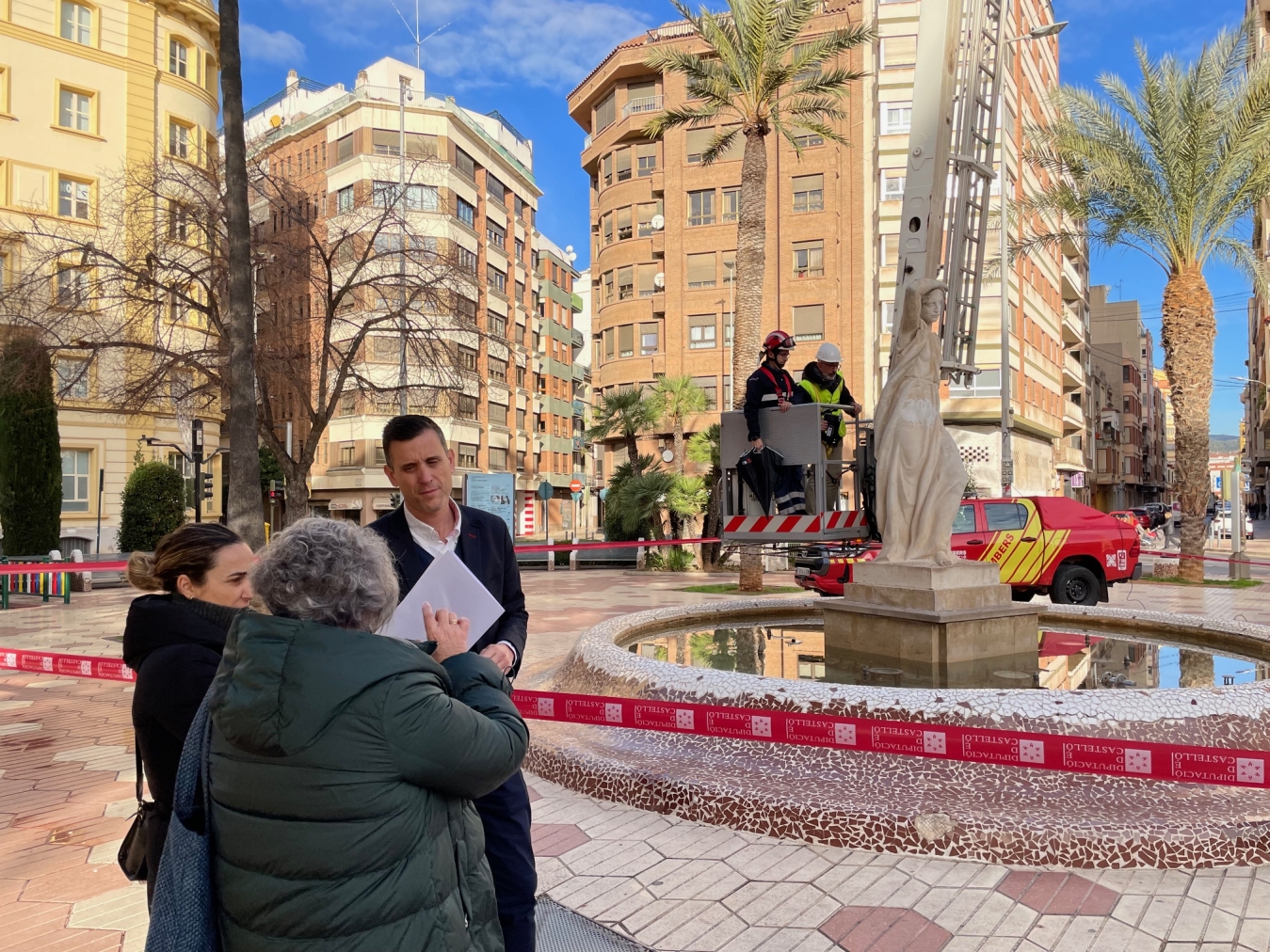 La Diputació de Castelló inicia la restauració del ‘Monument a la Pau’ de Juan Bautista Adsuara