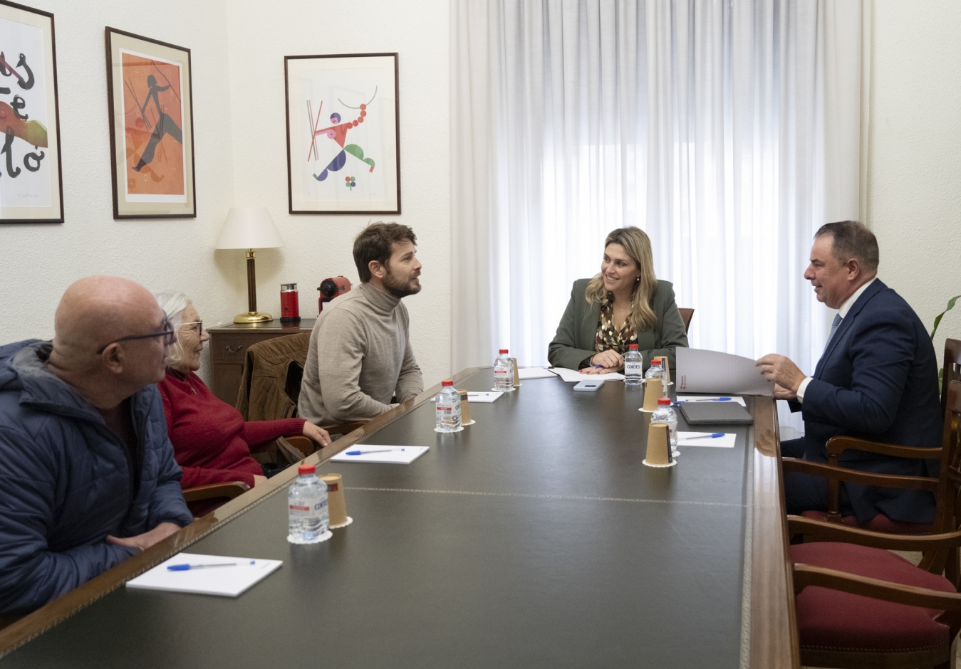 Marta Barrachina refuerza el diálogo social para garantizar la estabilidad y el buen funcionamiento de la Diputación de Castellón