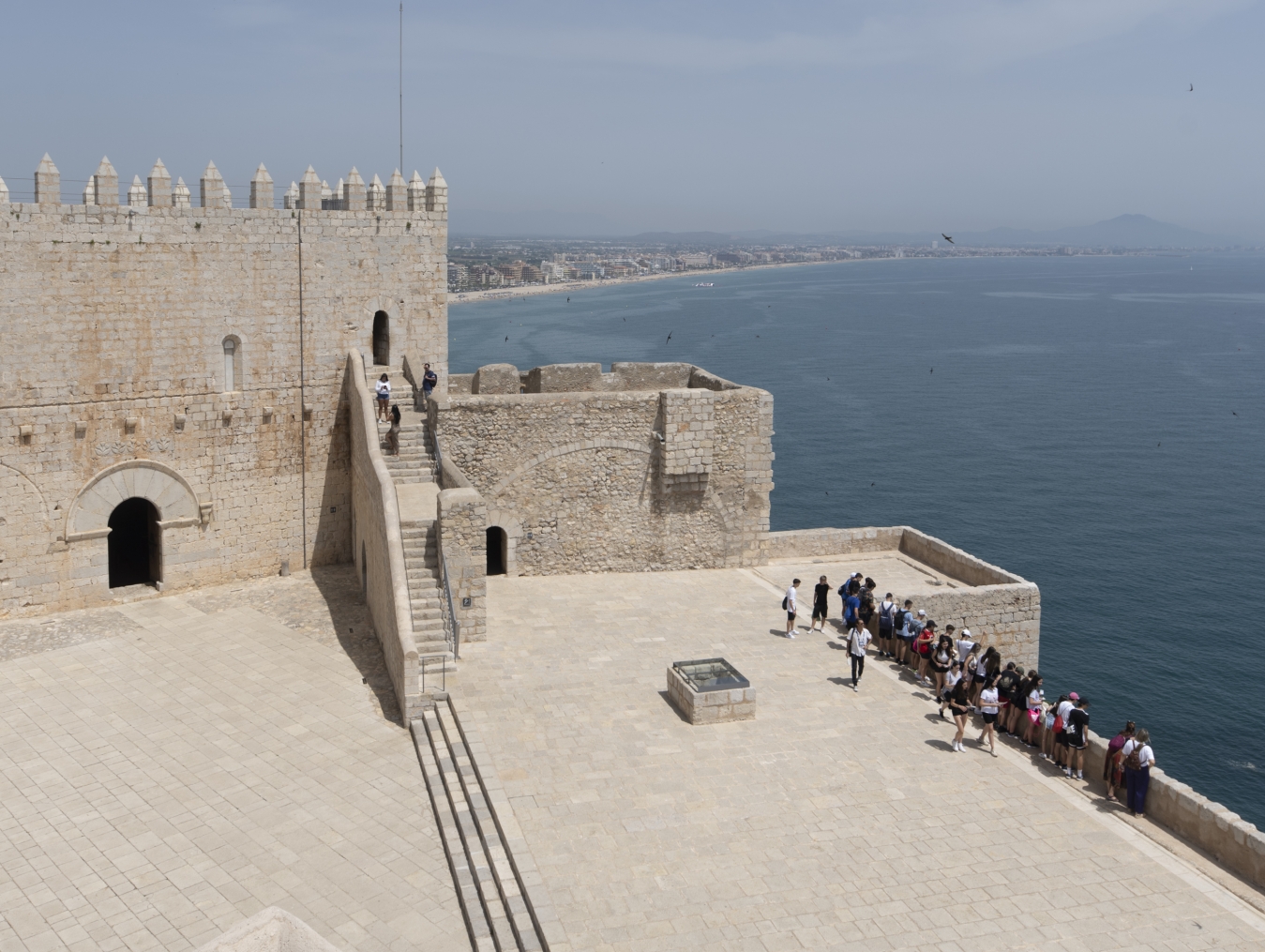 La Diputación mejora el acceso al Castillo de Peñíscola y pondrá el broche final al Plan de Dinamización Turístico Cultural de la fortaleza