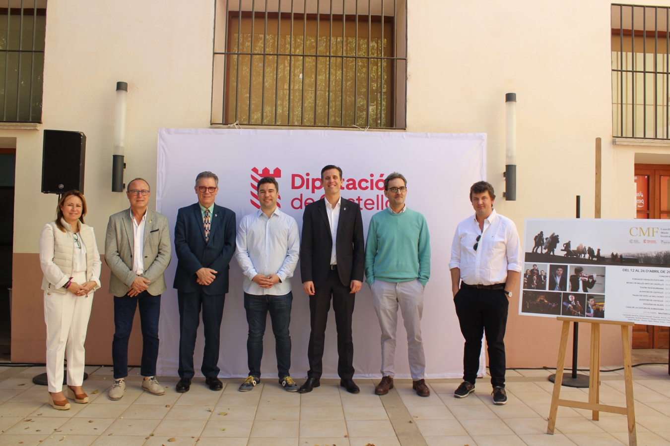 La Diputació de Castelló mostra el seu suport al Castelló Music Festival per a continuar fent del festival una de les senyes de la identitat cultural de la província