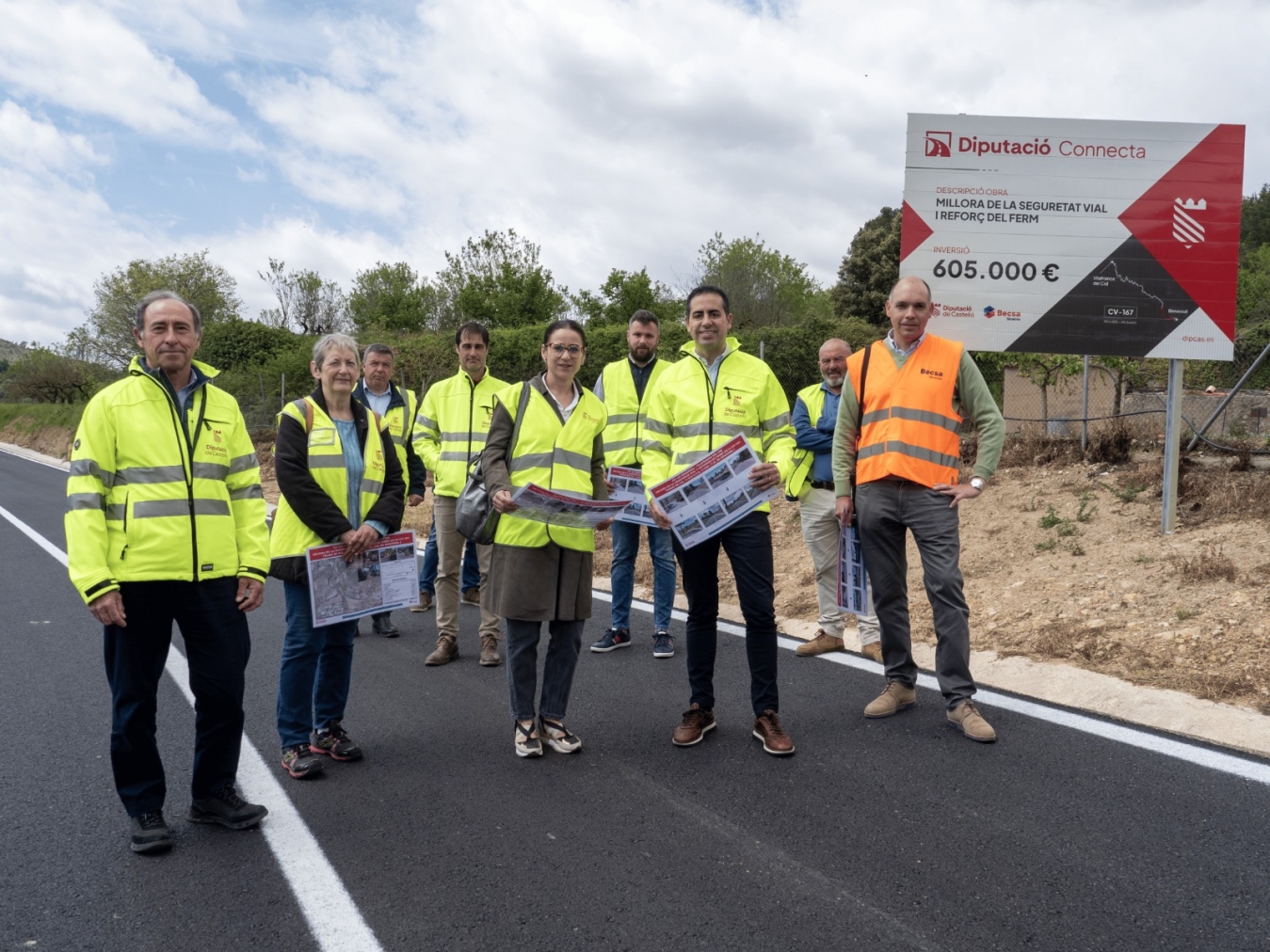 La Diputació de Castelló conclou l'actuació de millora de la CV-167 de Benassal a Vilafranca