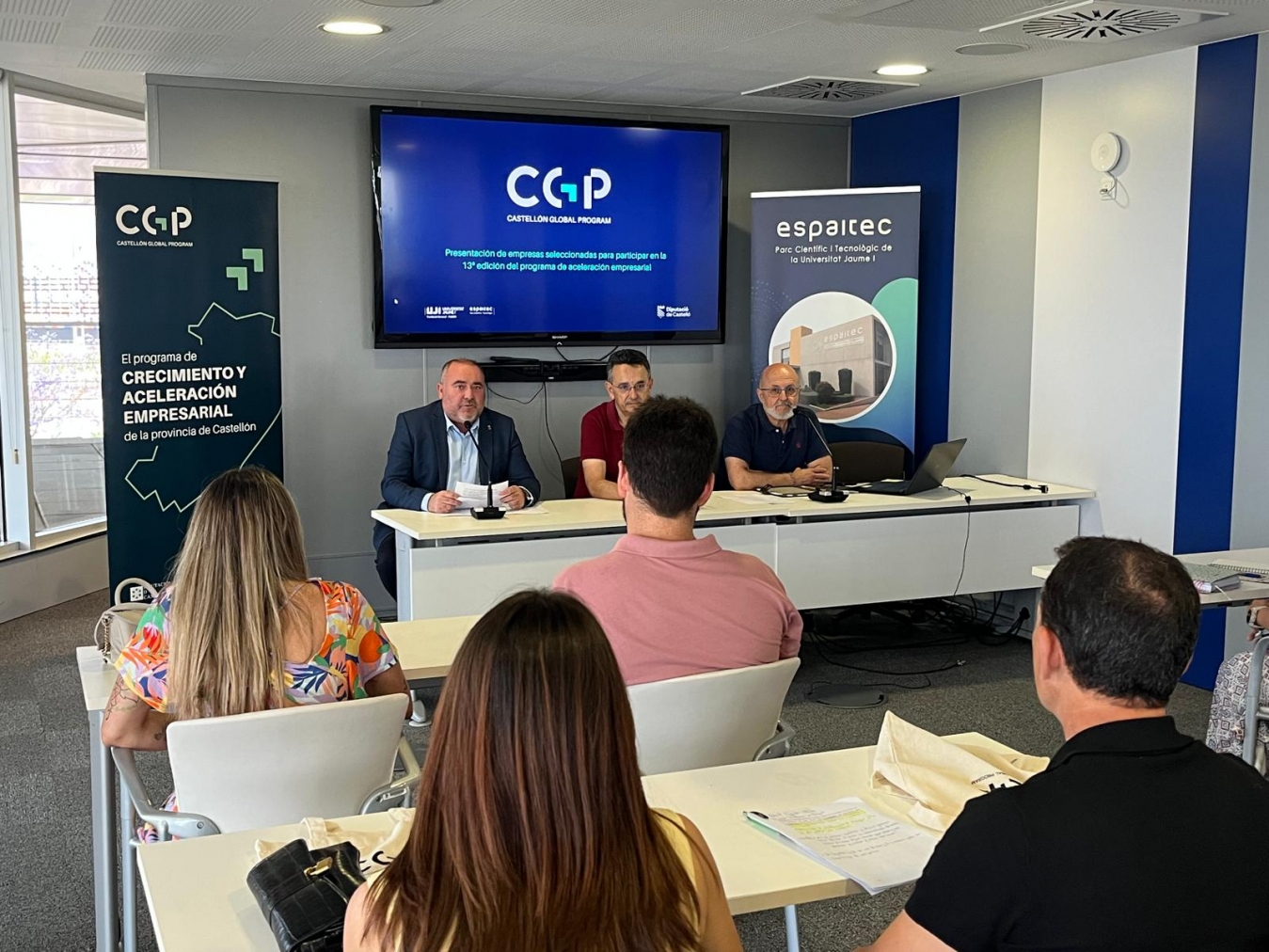 La Diputación de Castellón y Espaitec refuerzan su apoyo a los emprendedores e inician la XIII edición de Castellón Global Program de la mano de 12 empresas