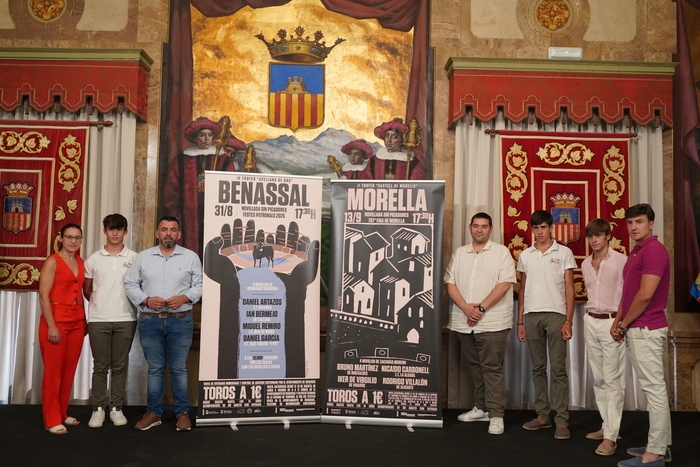 La Diputación de Castellón respalda la formación de la Escuela Taurina con dos novilladas en Benassal y Morella