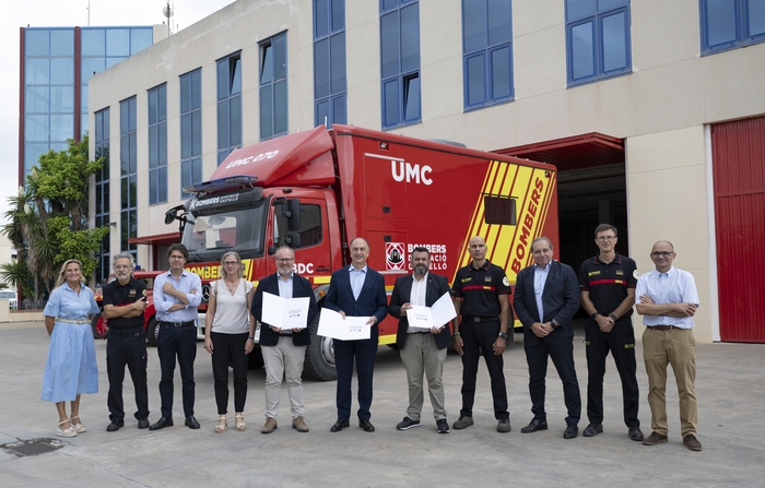 Els Consorcis de Bombers de Castelló i València firmen un protocol de col·laboració per a millorar l'atenció en emergències en zones limítrofes