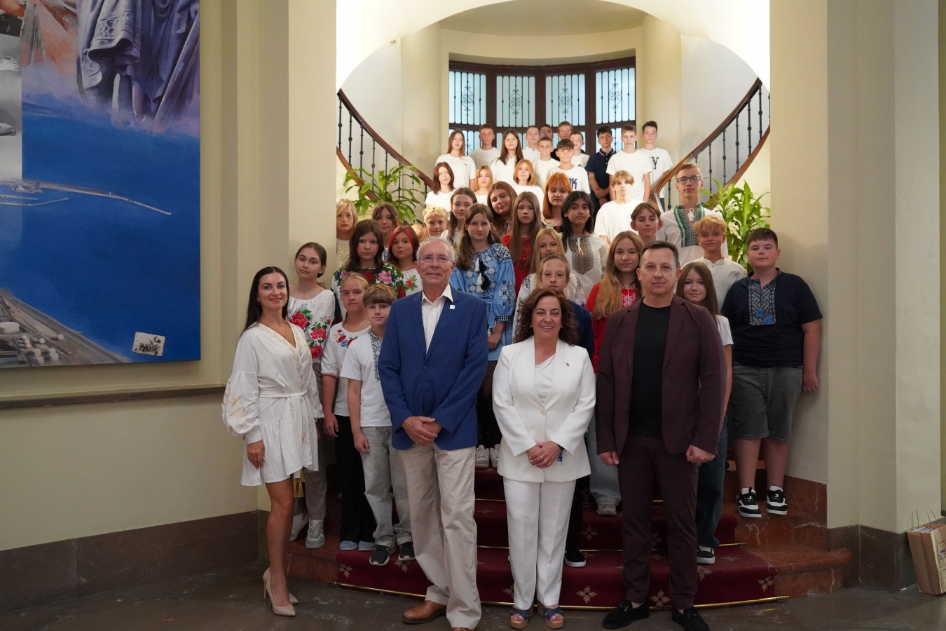 La Diputació de Castelló rep a 40 xiquets i xiquetes ucraïnesos del programa ‘Vacacions en Pau’