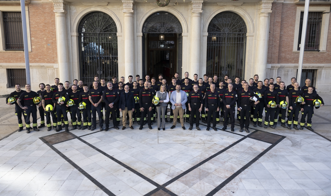 Marta Barrachina ensalza la incorporación “más ambiciosa” de 60 efectivos en el Consorcio Provincial de Bomberos