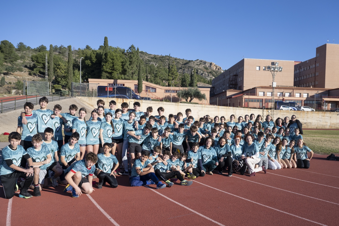 Los alumnos del CITD Penyeta Roja corren unidos para luchar contra el cáncer en Castellón
