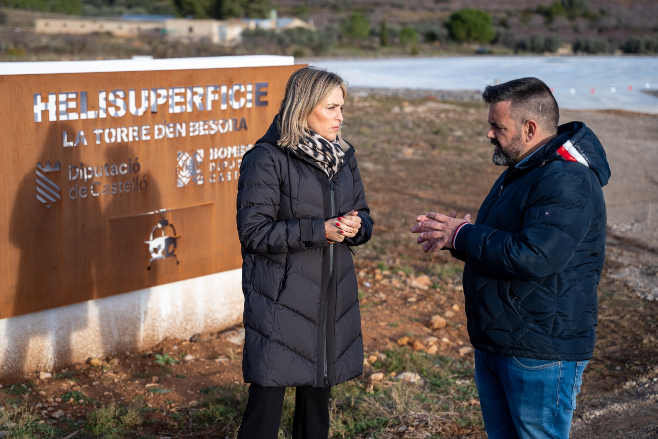La Diputació de Castelló reforça la seguretat davant emergències amb la construcció d'una nova helisuperfície a Gaibiel