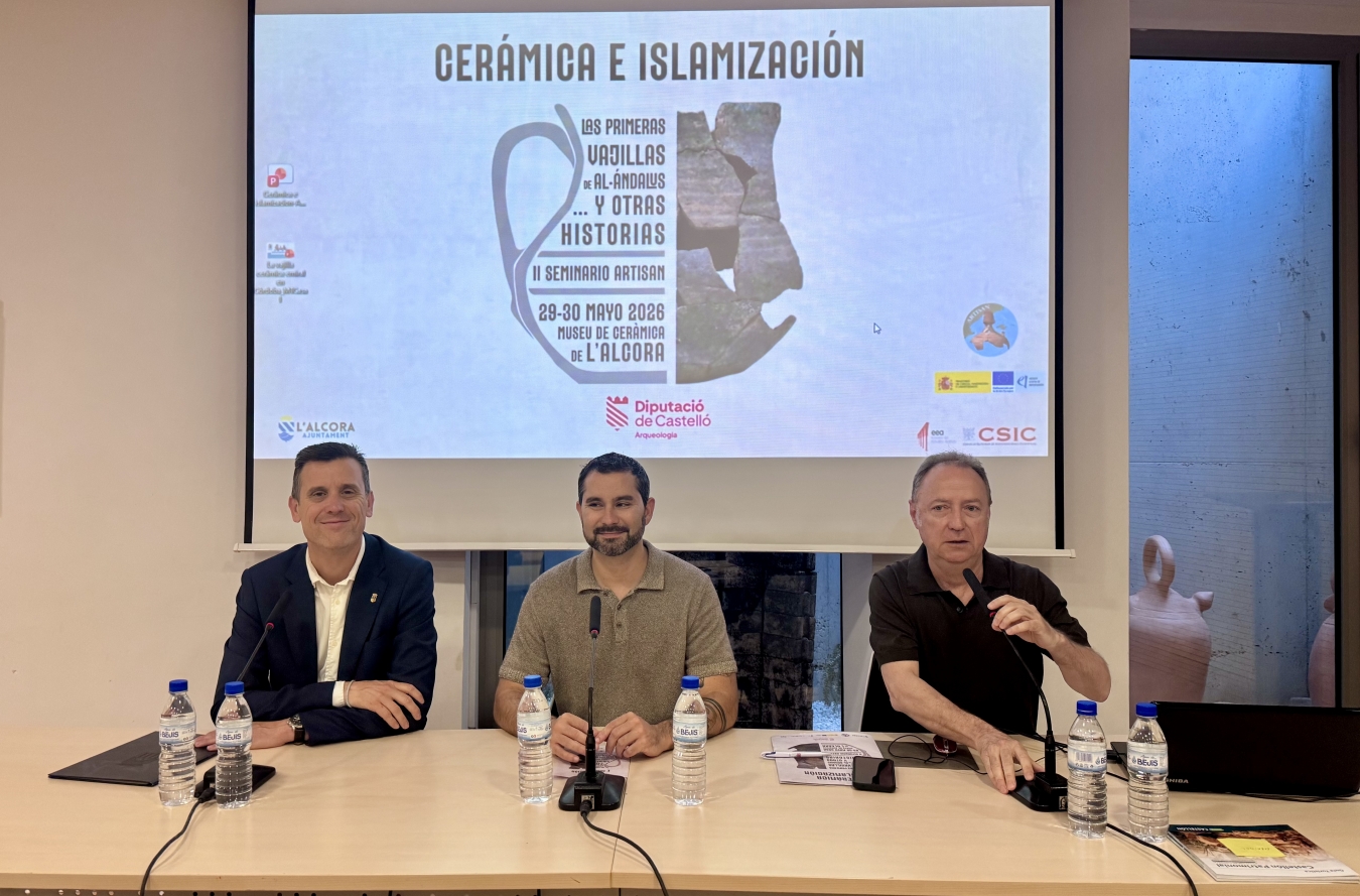 La Diputación de Castellón impulsa en l’Alcora unas jornadas científicas sobre las producciones cerámicas de los siglos VIII al X