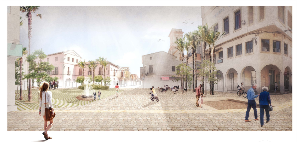 Una mención del concurso CRU IV será materializada en la plaza Constitución de Moncofa