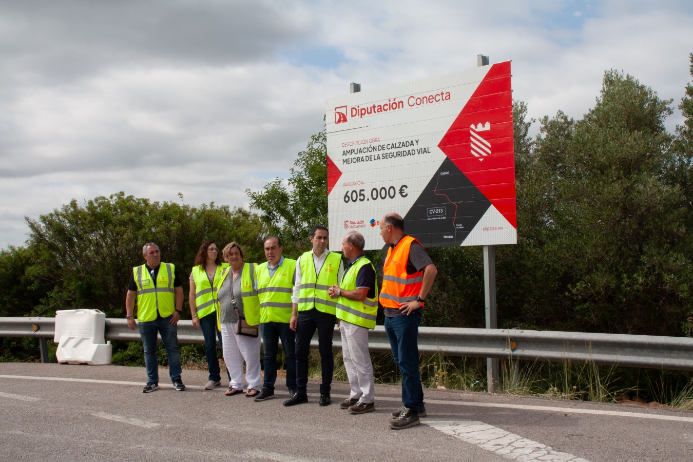 La Diputació de Castelló inicia les obres de condicionament i millora de la seguretat viària de la carretera CV-213