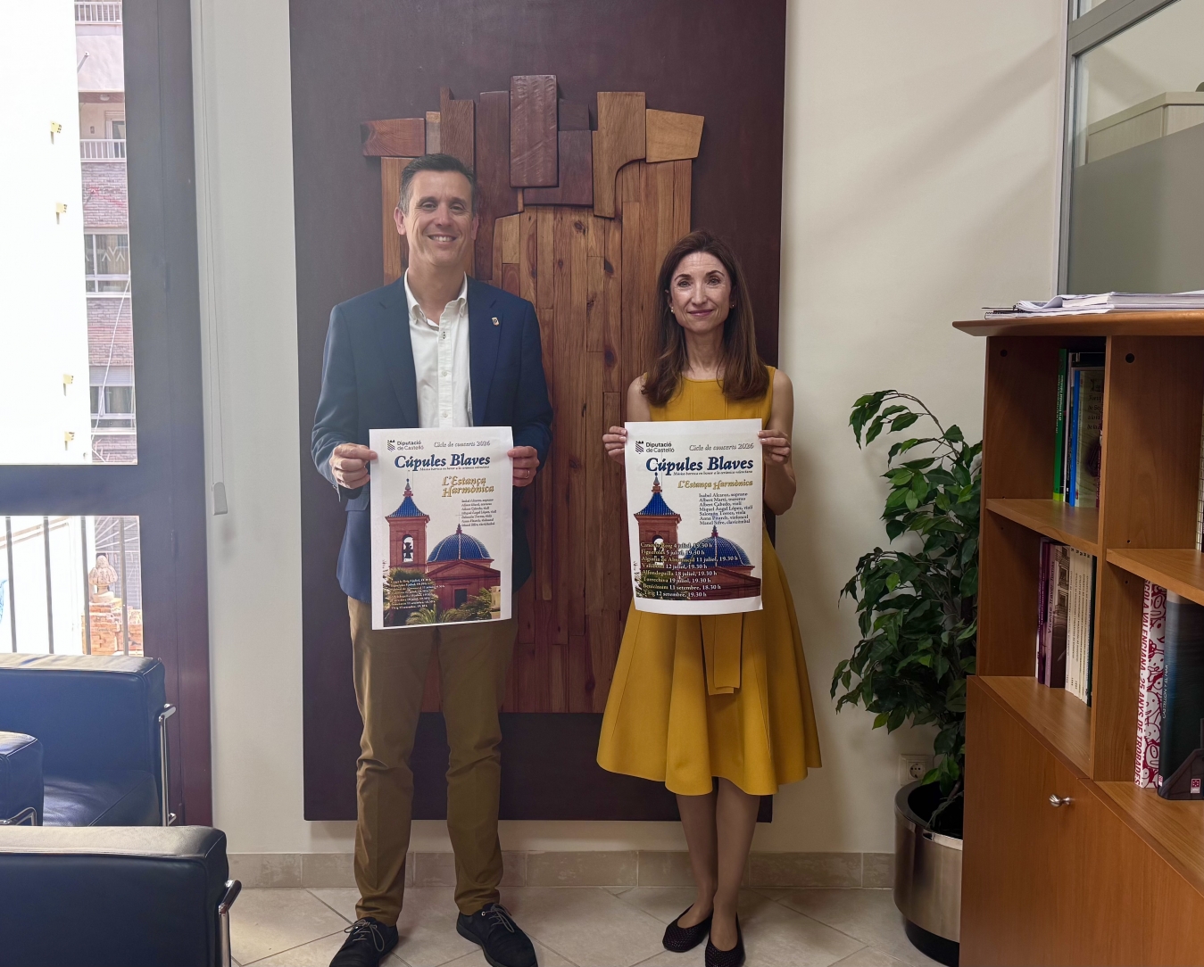 La Diputación de Castellón fusiona la música barroca con la cerámica valenciana en el ciclo de conciertos ‘Cúpules blaves’
