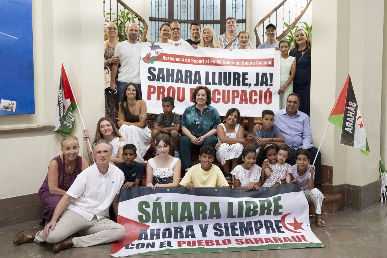 La Diputación de Castellón recibe a los 12 niños y niñas saharauis que participan este verano en el programa ‘Vacaciones en Paz’ 2026