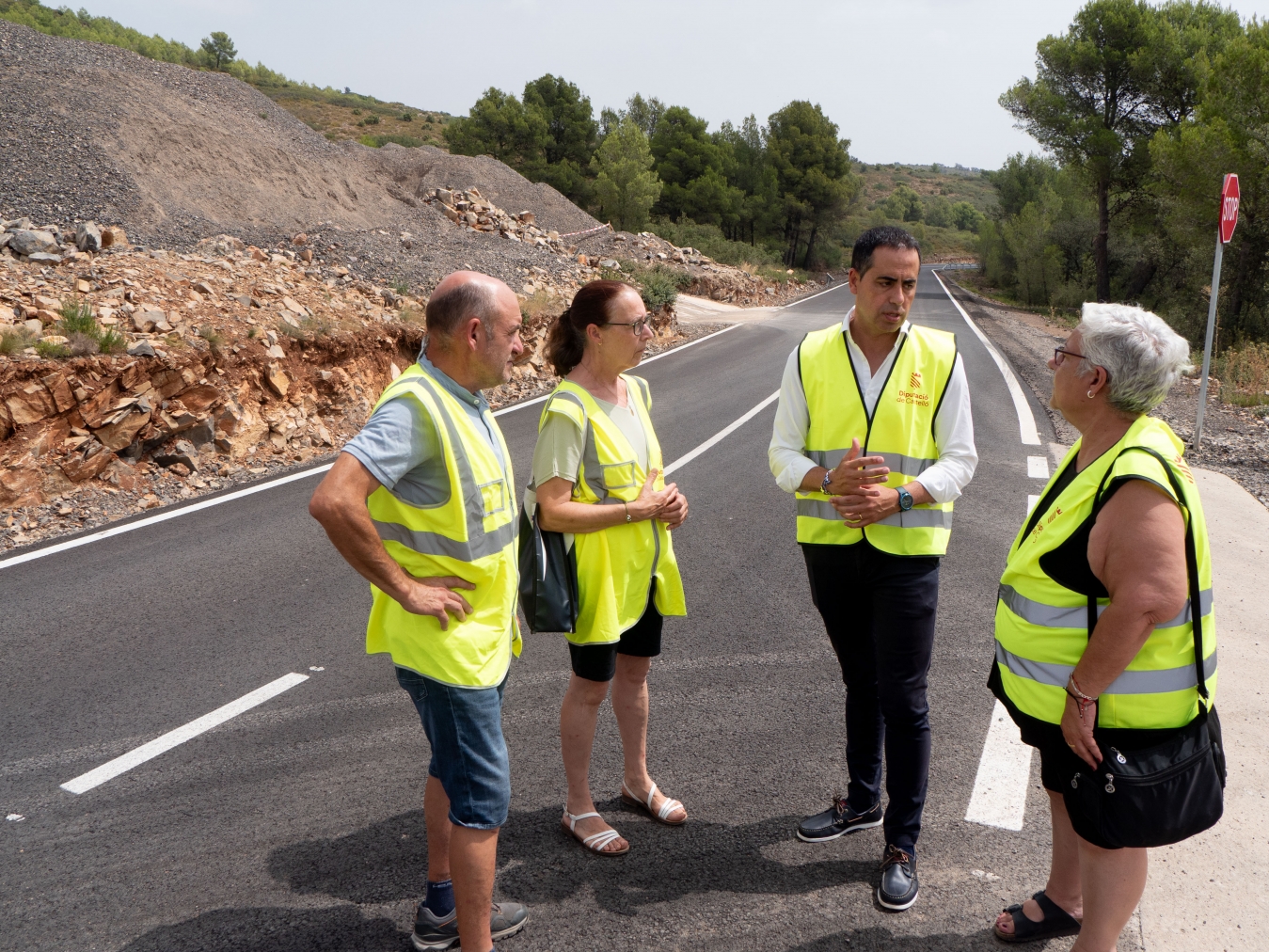 La Diputación de Castellón apuesta por una red viaria provincial segura y anuncia una inversión de 1,5 millones de euros para mejorar la CV-203 en Caudiel