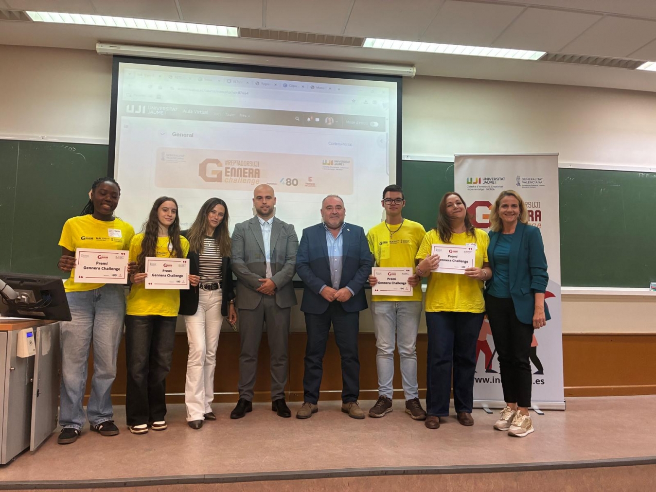 La Diputación de Castellón participa en la clausura del programa Gennera Challenge de la UJI