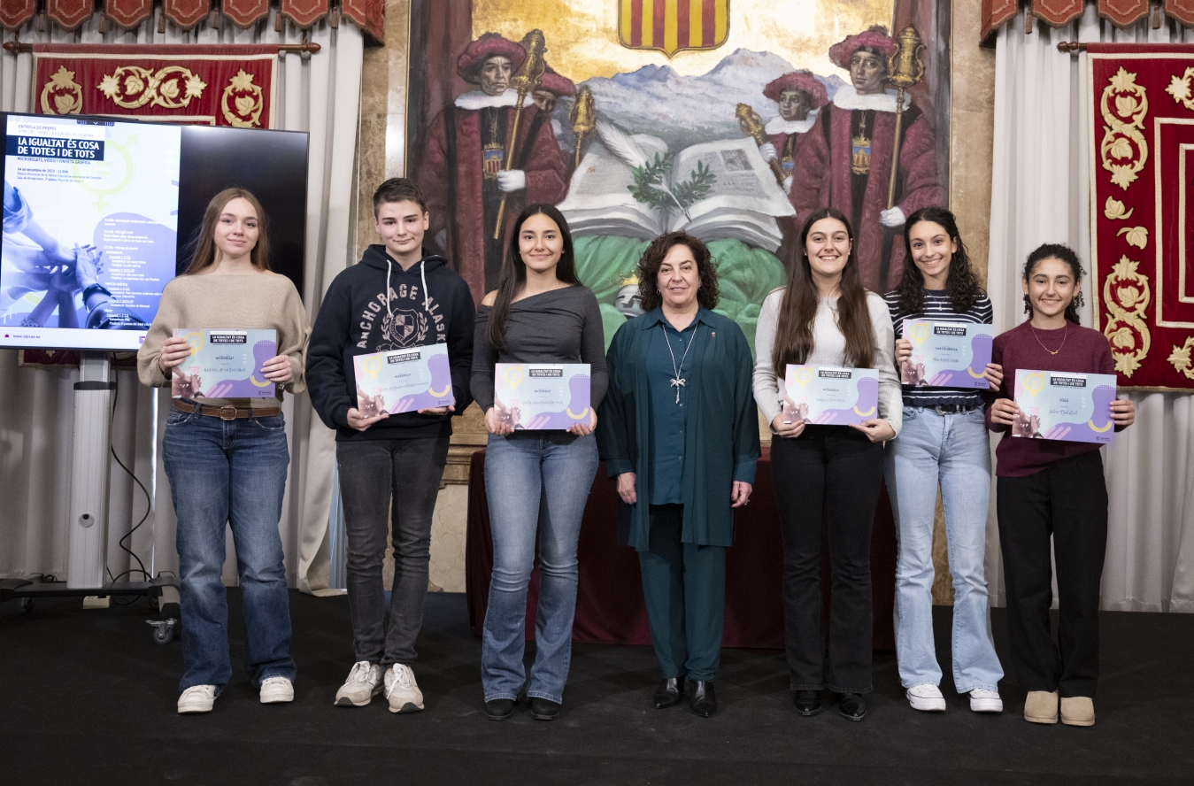 La Diputación de Castellón amplía hasta el 29 de octubre el plazo para participar en el concurso ‘La igualtat és cosa de totes i tots’
